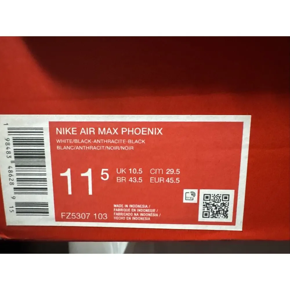 Size 11 - Nike Air Max Phoenix White Anthracite
